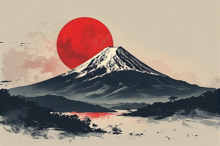 Majestic Mount Fuji Art Collection: Traditional to Abstract Digital Prints