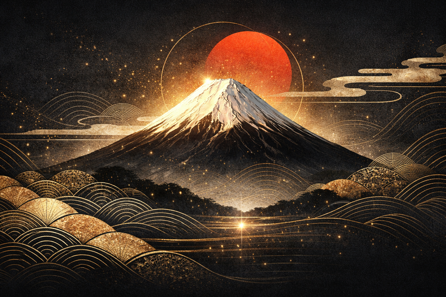 Majestic Mount Fuji Art Collection: Traditional to Abstract Digital Prints