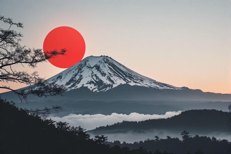 Majestic Mount Fuji Art Collection: Traditional to Abstract Digital Prints